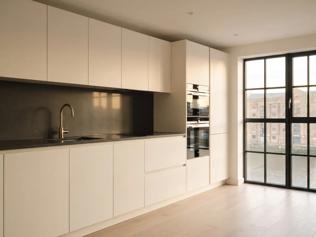 A professional Docklands cleaning team with specialist equipment